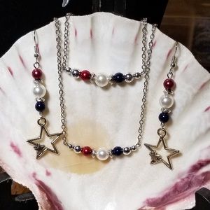 3PC Patriotic Jewelry Set